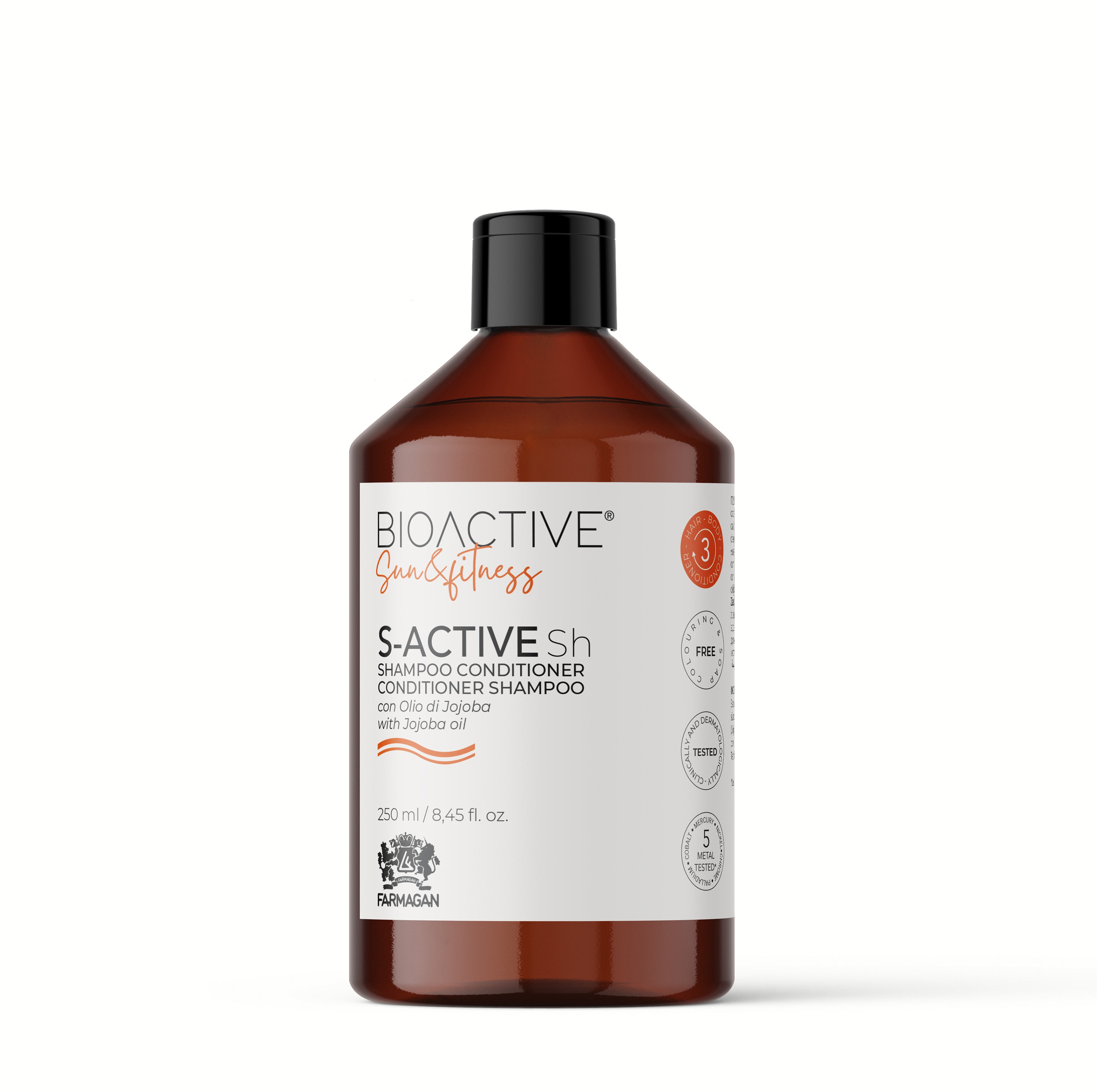 BIOACTIVE SUN & FITNESS  Shampoo Capelli-Corpo