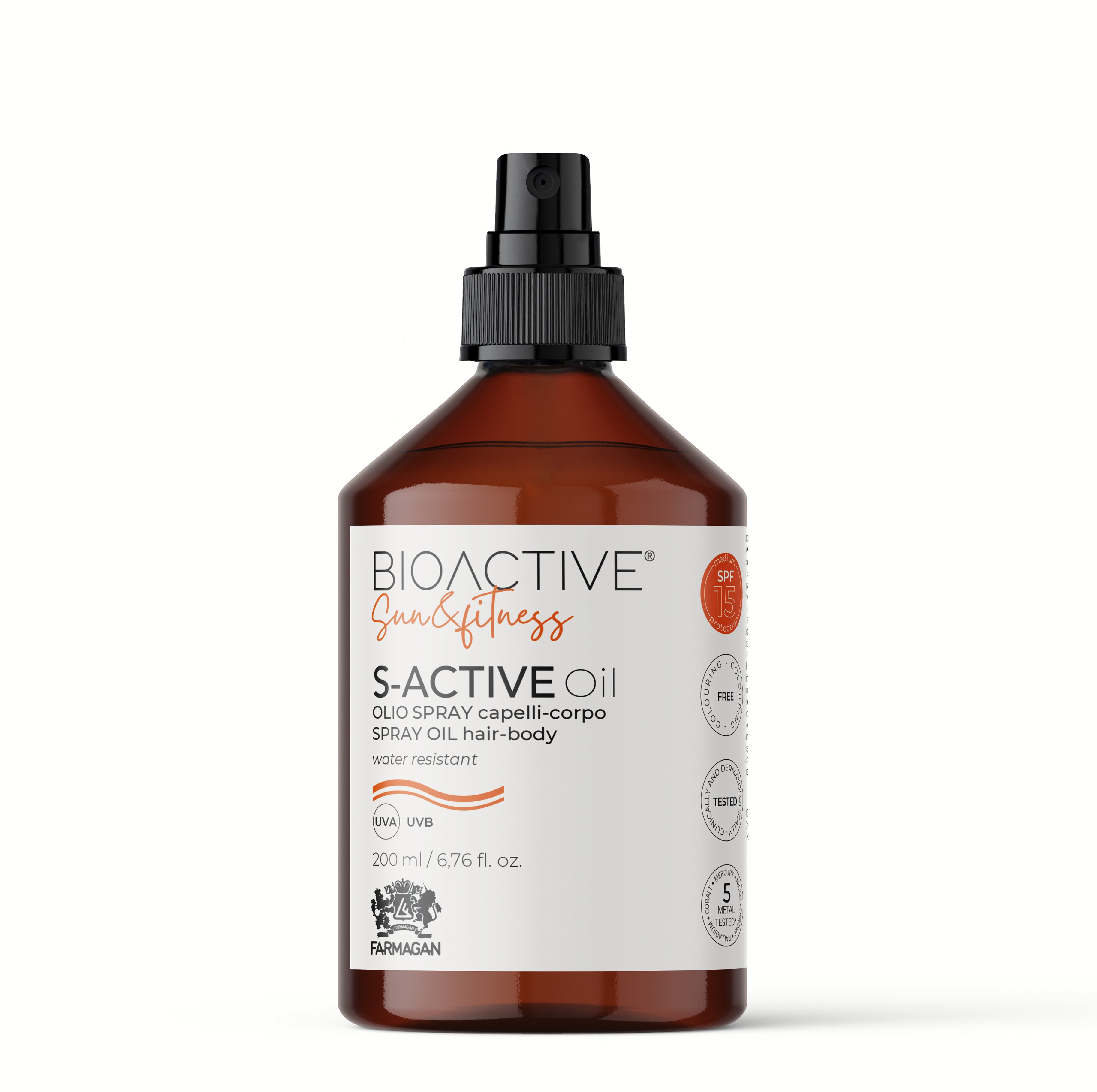 BIOACTIVE SUN & FITNESS Olio Spray Capelli-Corpo
